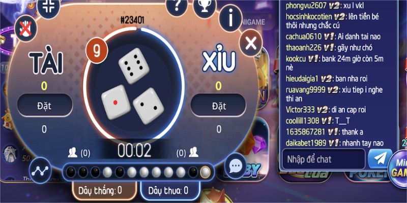 Tỷ lệ trả thưởng tài xỉu