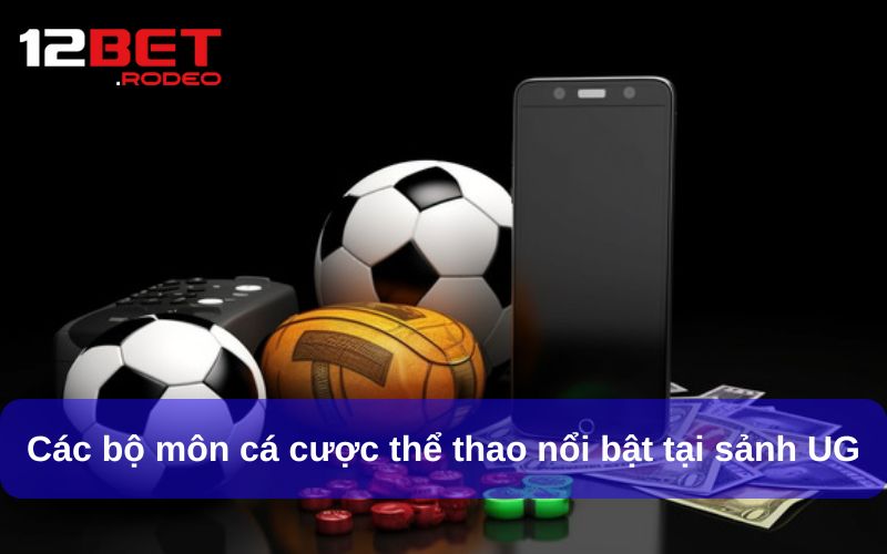 Các môn thể thao phổ biến tại UG Sports được tham gia nhiều